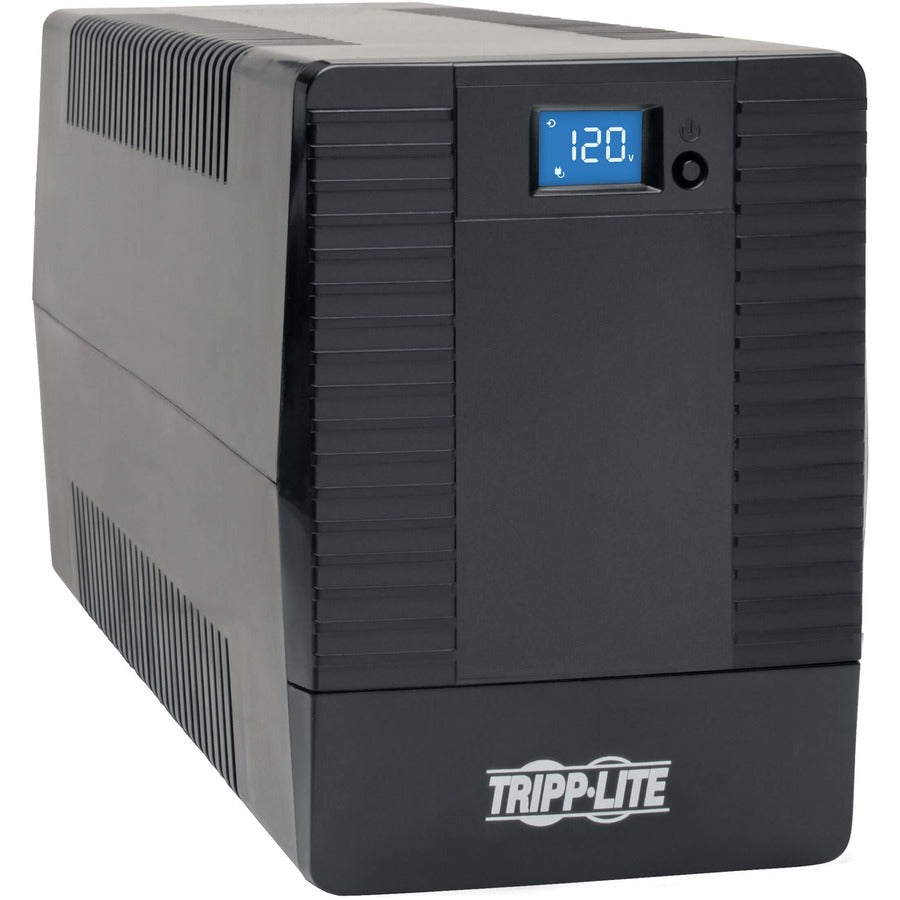 Tripp Lite by Eaton 800VA 475W Line-Interactive UPS - 8 NEMA 5-15R Outlets, AVR, 120V, 50/60 Hz, USB, LCD, Tower - Battery Backup OMNIVS800LCD