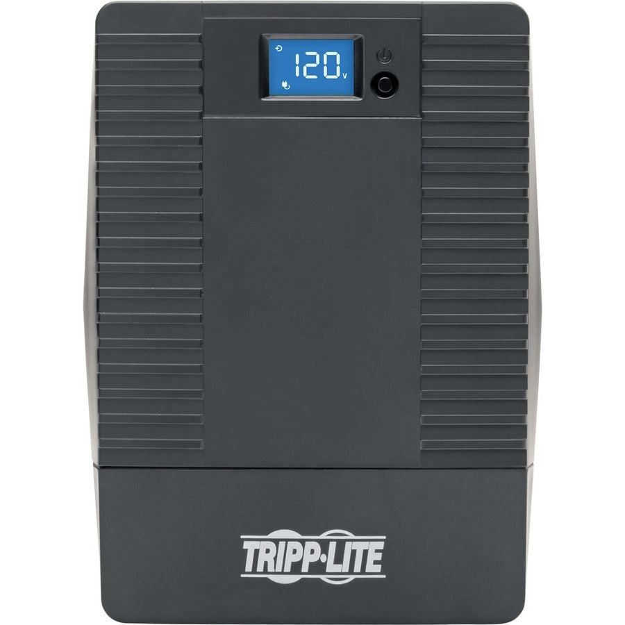 Tripp Lite by Eaton 800VA 475W Line-Interactive UPS - 8 NEMA 5-15R Outlets, AVR, 120V, 50/60 Hz, USB, LCD, Tower - Battery Backup OMNIVS800LCD
