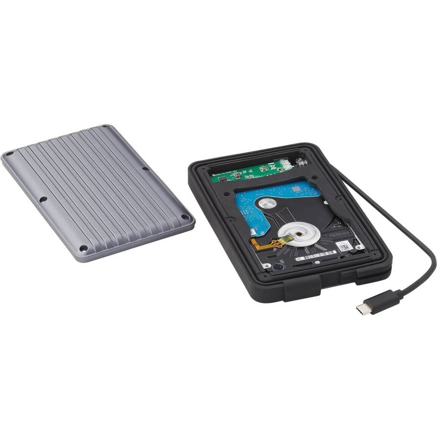 Tripp Lite by Eaton USB-C to SATA SSD/HDD Enclosure Adapter - USB 3.1 Gen 1 (5 Gbps), Thunderbolt 3, IP66 Rated, UASP U457-025-G1-WPG