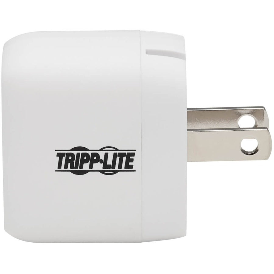 Tripp Lite by Eaton Compact 1-Port USB-C Wall Charger - GaN Technology, 20W PD3.0 Charging, White U280-W01-20C1-G