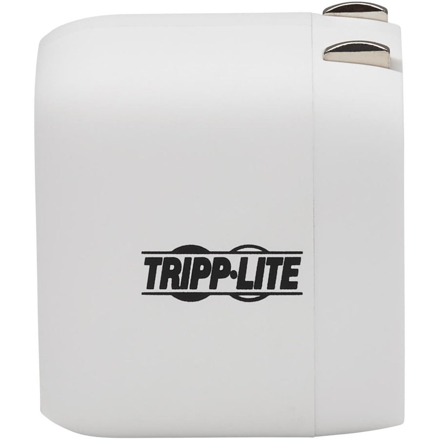 Tripp Lite by Eaton Compact 1-Port USB-C Wall Charger - GaN Technology, 20W PD3.0 Charging, White U280-W01-20C1-G