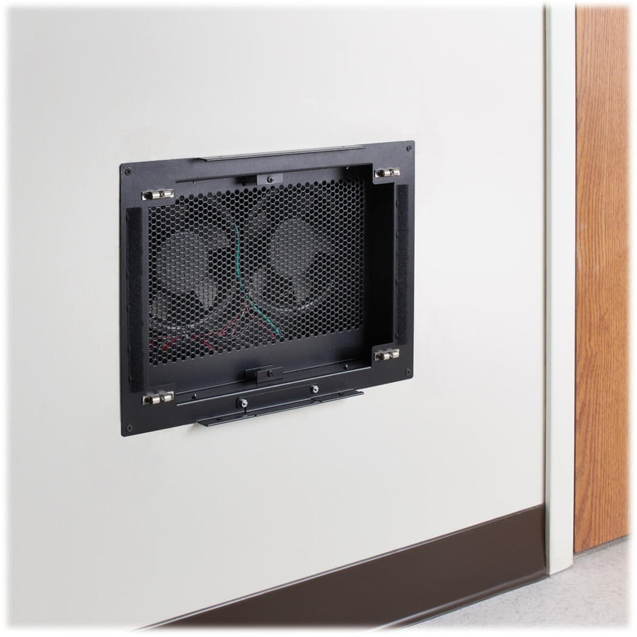 Tripp Lite by Eaton Exhaust Fan for Rack Enclosure Wiring Closet 475 CFM, NEMA 5-15P Input, Black SRCLOSETFAN