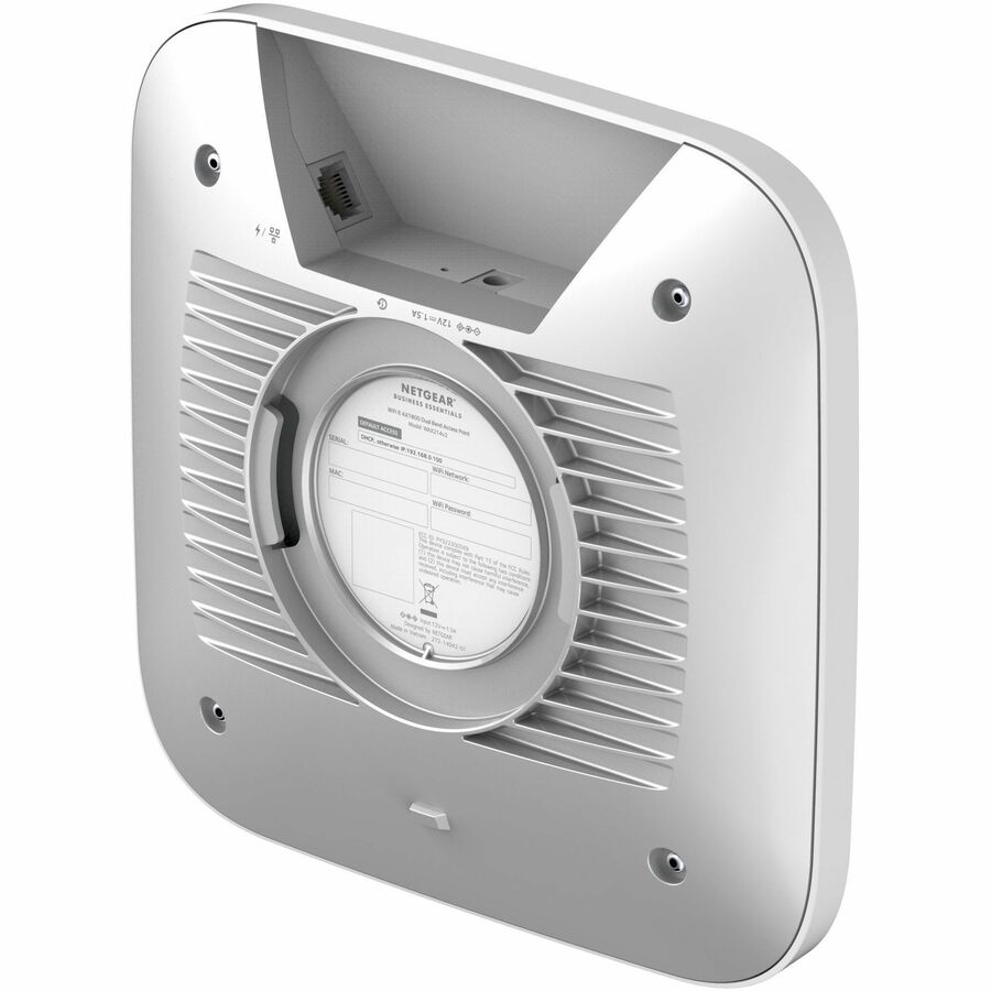 Netgear WAX214v2 Dual Band IEEE 802.11 a/b/g/n/ac/ax/e 1.80 Gbit/s Wireless Access Point - Indoor WAX214-200NAS