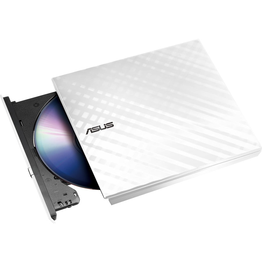 Asus SDRW-08D2S-U Portable DVD-Writer - External - White SDRW-08D2S-U/WHT/G/AS