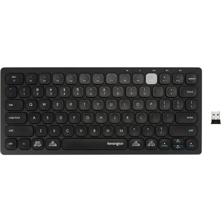 Kensington Multi-Device Dual Wireless Compact Keyboard K75502US