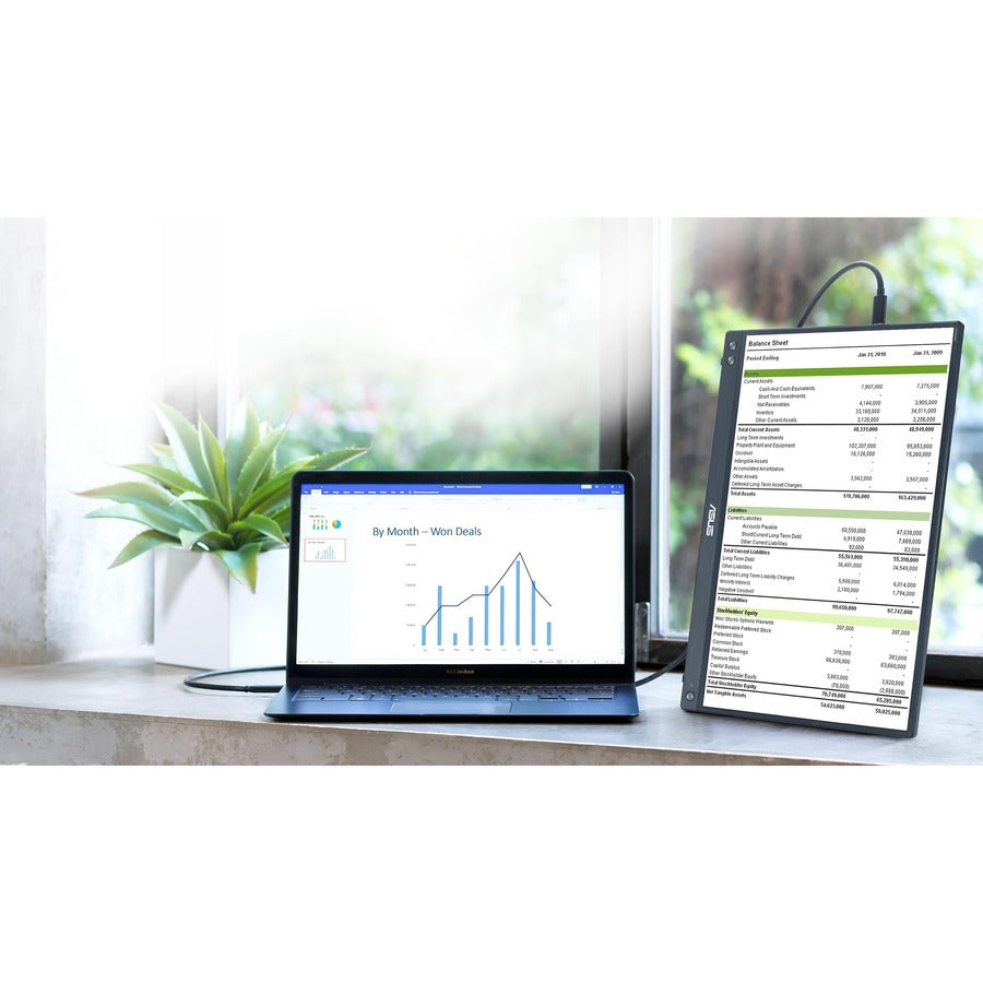 Asus ZenScreen MB16ACV 16" Class LCD Monitor - 16:9 - Silver MB16ACV