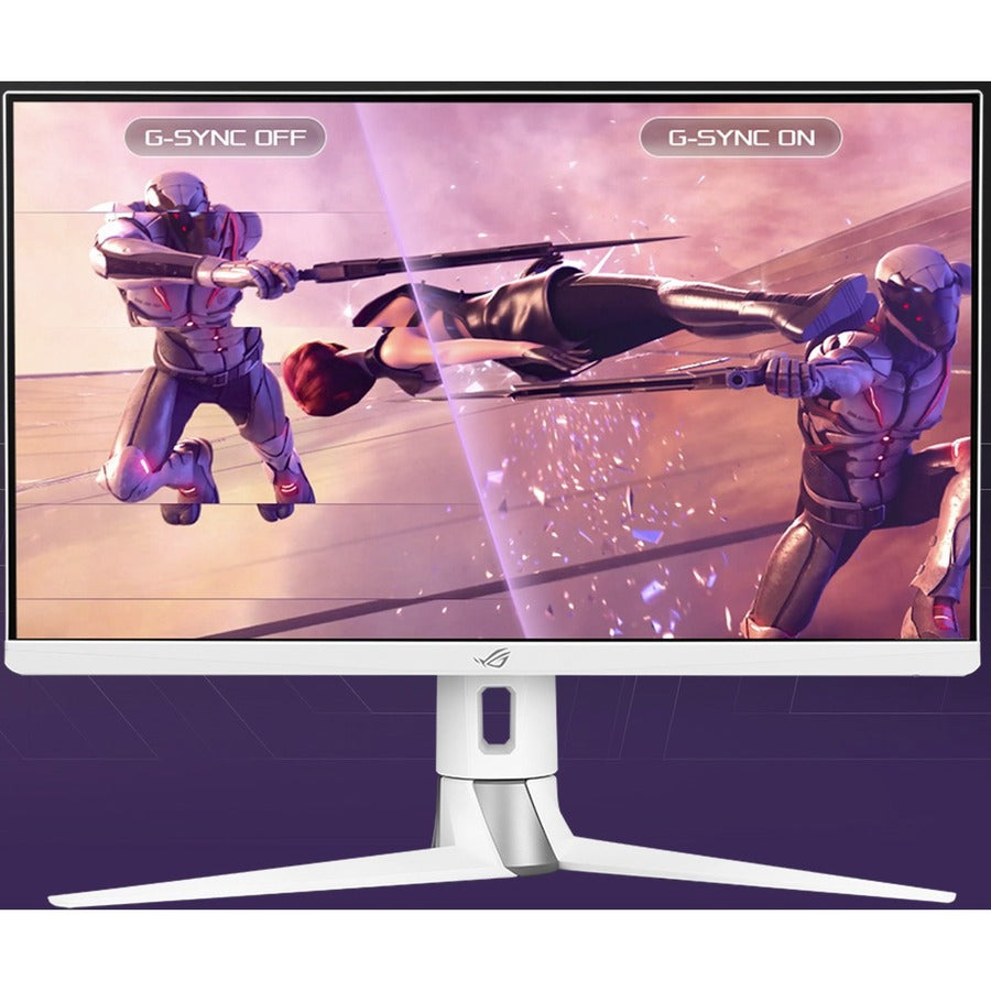 Asus ROG Strix XG27AQ-W 27" Class WQHD Gaming LCD Monitor - 16:9 - White XG27AQ-W