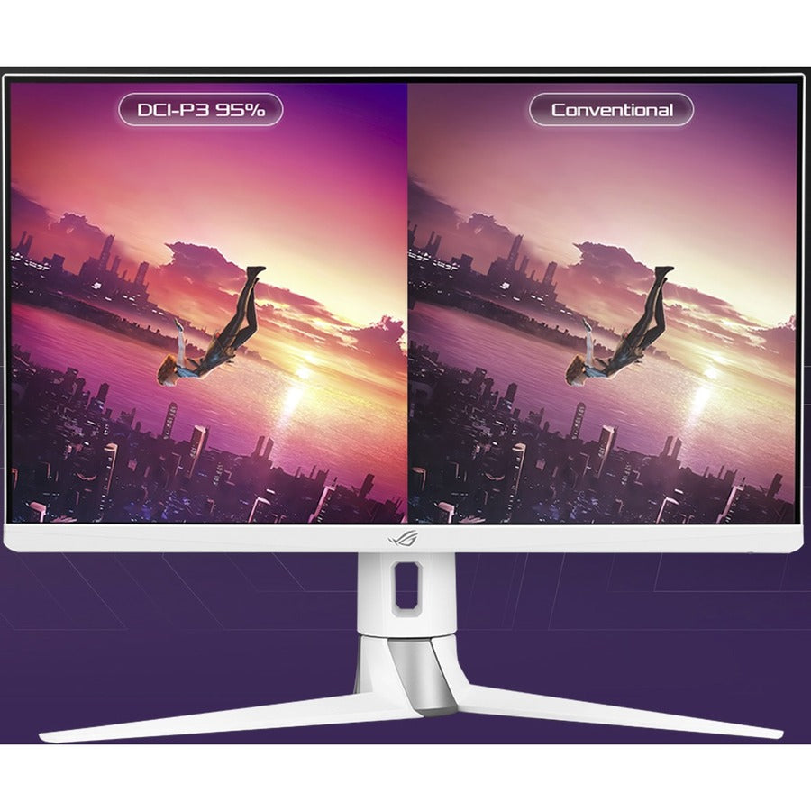Asus ROG Strix XG27AQ-W 27" Class WQHD Gaming LCD Monitor - 16:9 - White XG27AQ-W
