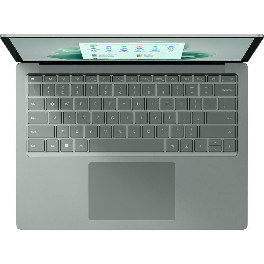 Microsoft Surface Laptop 5 13.5" Touchscreen Notebook - 2256 x 1504 - Intel Core i7 12th Gen i7-1265U - Intel Evo Platform - 16 GB Total RAM - 512 GB SSD - Sage RBH-00051