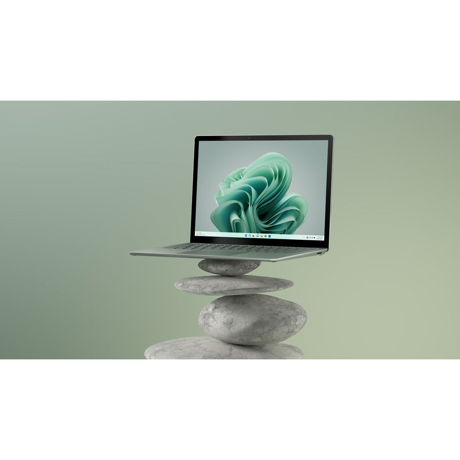 Microsoft Surface Laptop 5 13.5" Touchscreen Notebook - 2256 x 1504 - Intel Core i7 12th Gen i7-1265U - Intel Evo Platform - 16 GB Total RAM - 512 GB SSD - Sage RBH-00051