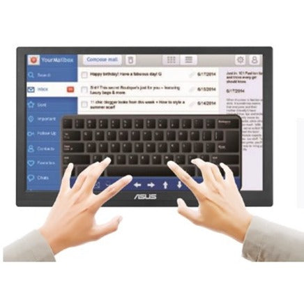 Asus VT168HR 16" Class LCD Touchscreen Monitor - 16:9 - 5 ms VT168HR