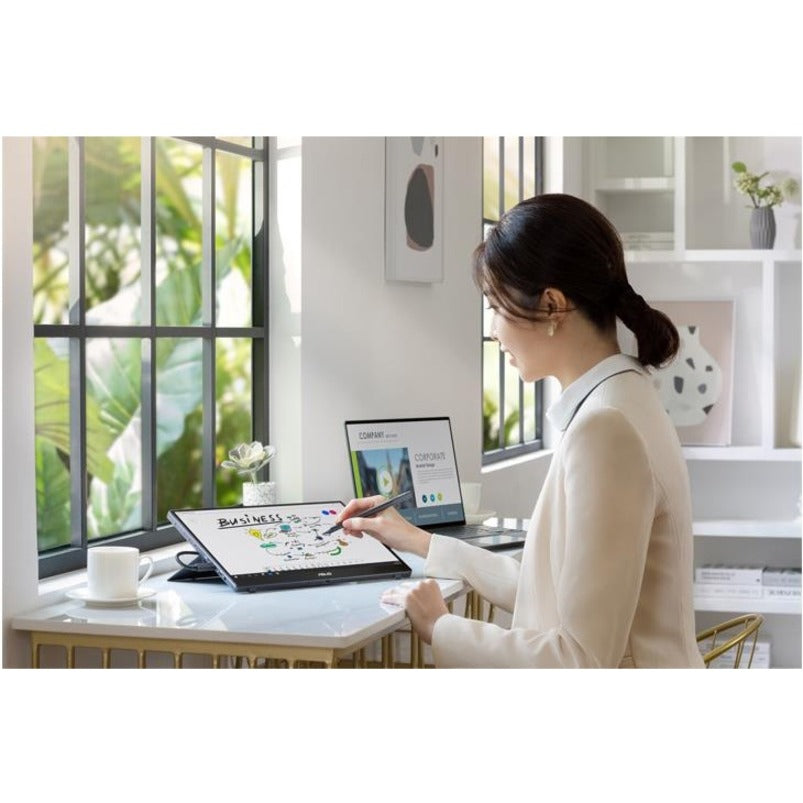 Asus ZenScreen Ink MB14AHD 14" Class LCD Touchscreen Monitor - 16:9 - 5 ms MB14AHD
