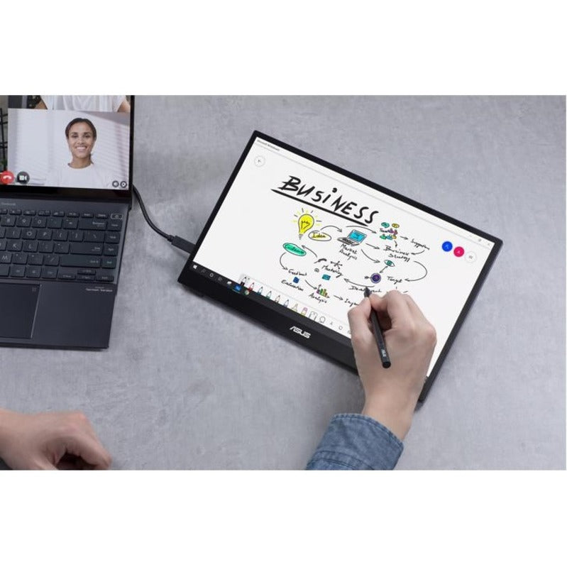 Asus ZenScreen Ink MB14AHD 14" Class LCD Touchscreen Monitor - 16:9 - 5 ms MB14AHD