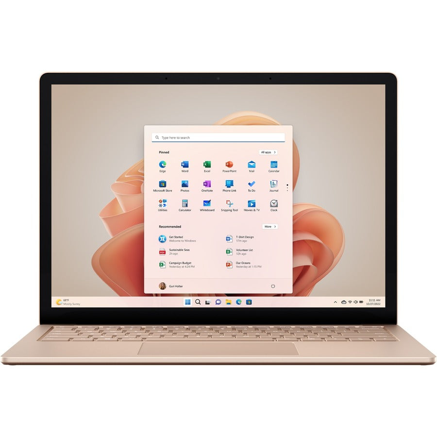 Microsoft Surface Laptop 5 13.5" Touchscreen Notebook - 2256 x 1504 - Intel Core i5 12th Gen i5-1245U - Intel Evo Platform - 16 GB Total RAM - 512 GB SSD - Sandstone R8P-00058