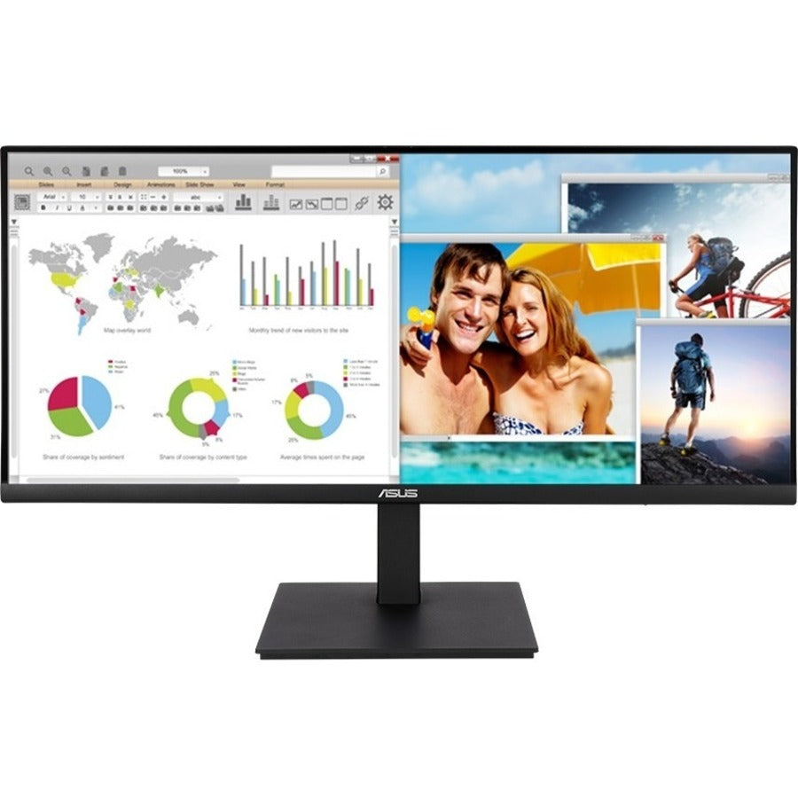 Asus VP349CGL 34" Class UW-QHD Gaming LCD Monitor - 21:9 - Black VP349CGL