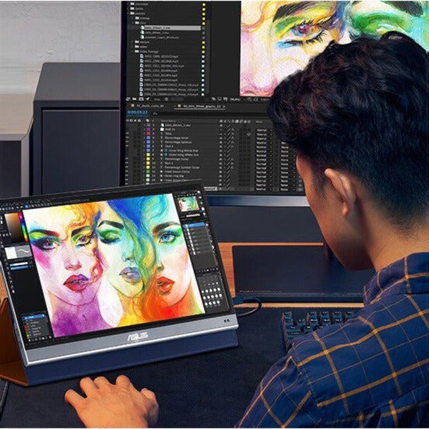 Asus ZenScreen MQ16AH 16" Class Full HD OLED Monitor - 16:9 MQ16AH