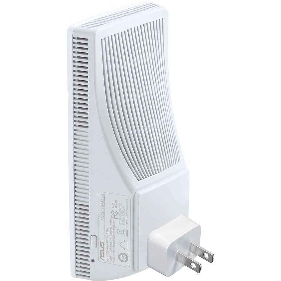 Asus RP-AX58 Dual Band IEEE 802.11ax 2.93 Gbit/s Wireless Range Extender RP-AX58
