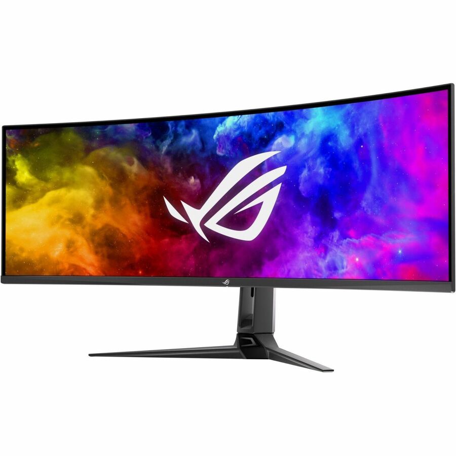 Asus ROG Swift PG49WCD 49" Class Dual Quad HD (DQHD) Curved Screen Gaming OLED Monitor - 32:9 - Black PG49WCD