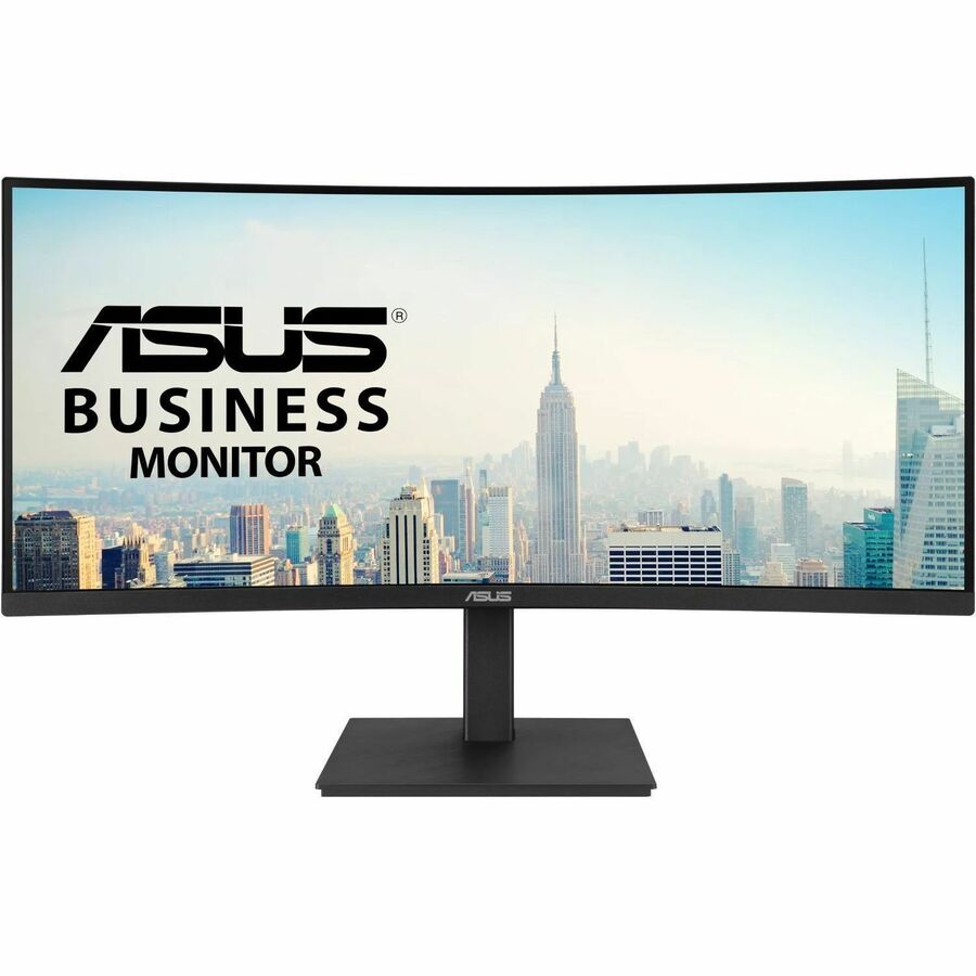 Asus VA34VCPSN 34" Class UW-QHD Curved Screen LED Monitor - 21:9 - Matte Black VA34VCPSN