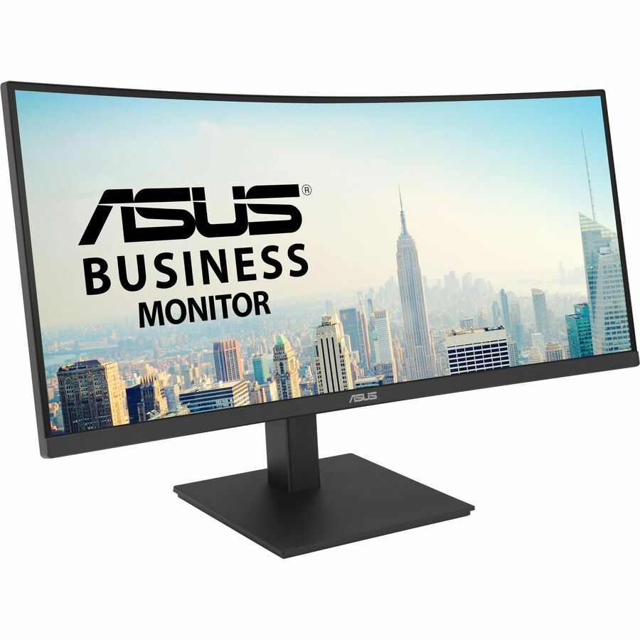 Asus VA34VCPSN 34" Class UW-QHD Curved Screen LED Monitor - 21:9 - Matte Black VA34VCPSN
