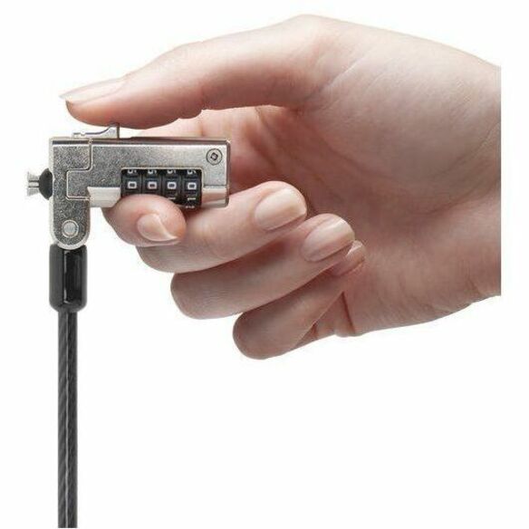 Kensington Slim N17 2.0 Serialized Combination Laptop Lock for Wedge-Shaped Slots K65096WW