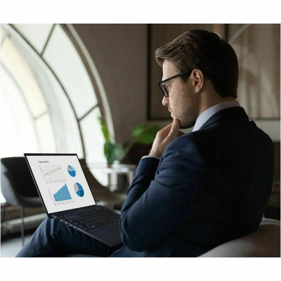 Asus ExpertBook B9 OLED B9403 B9403CVA-XVE77 14" Notebook - WQXGA+ - Intel Core i7 13th Gen i7-1355U - 32 GB - 2 TB SSD - Star Black B9403CVA-XVE77