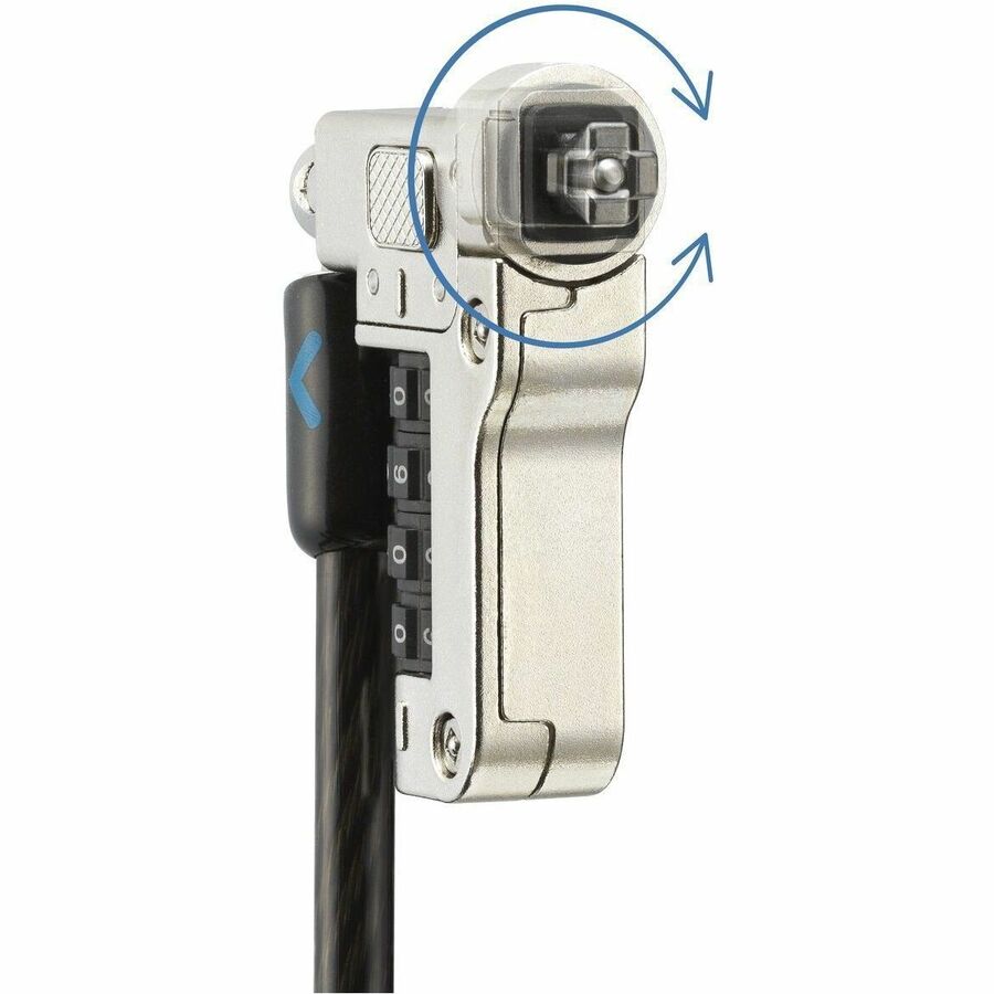 Kensington Slim N17 2.0 Combination Laptop Lock for Wedge-Shaped Slots K65094WW