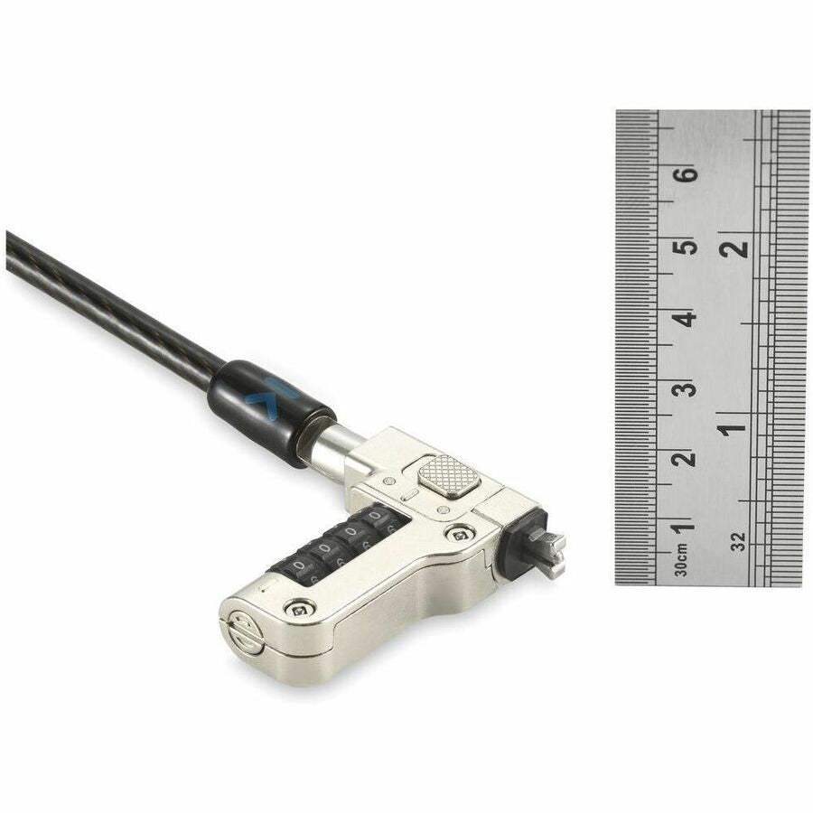 Kensington Slim N17 2.0 Combination Laptop Lock for Wedge-Shaped Slots K65094WW