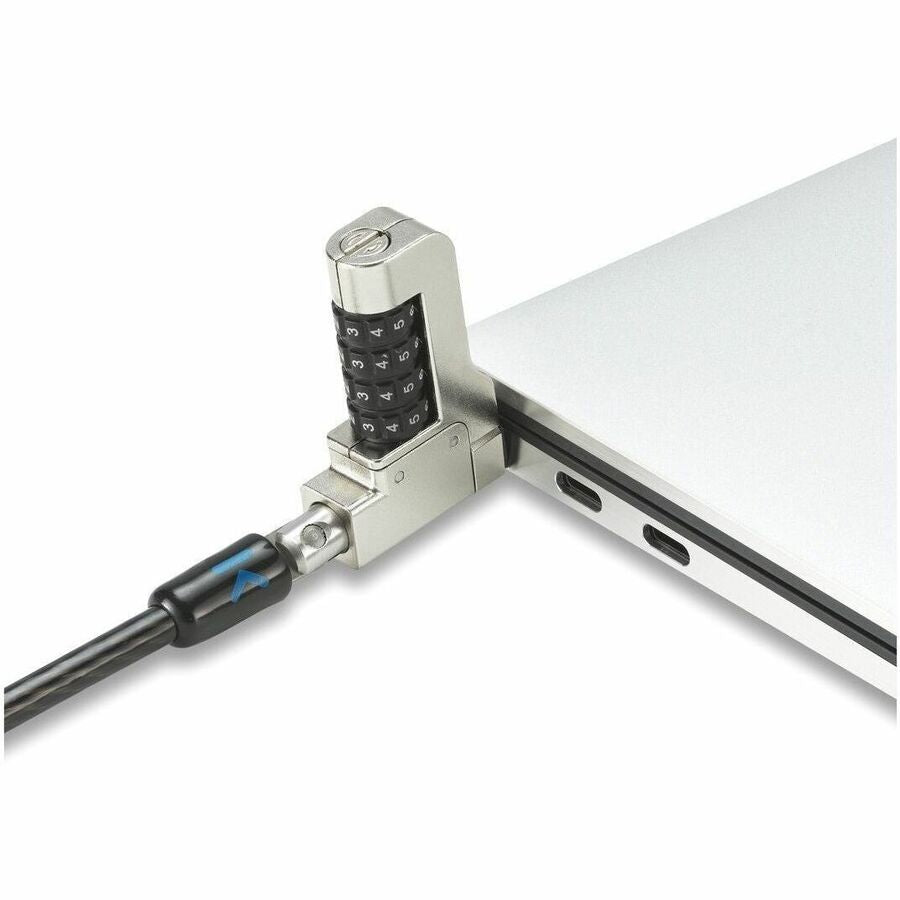 Kensington Slim N17 2.0 Combination Laptop Lock for Wedge-Shaped Slots K65094WW