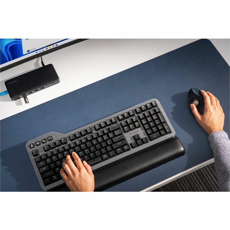 Kensington MK7500F QuietType Pro Silent Mechanical Keyboard with Meeting Controls K72201US