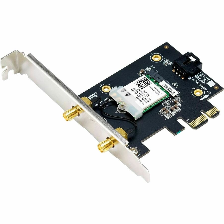 Asus PCE-AXE5400 IEEE 802.11ax Bluetooth 5.2 Tri Band Wi-Fi/Bluetooth Combo Adapter for Computer PCE-AXE5400