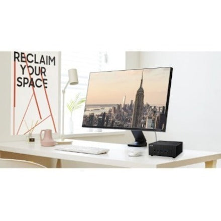 Asus ExpertCenter PN64 PN64-SYS382PX1TL Desktop Computer - Intel Core i3 12th Gen i3-1220P - 8 GB - 256 GB SSD - Mini PC - Eco Black PN64-SYS382PX1TL