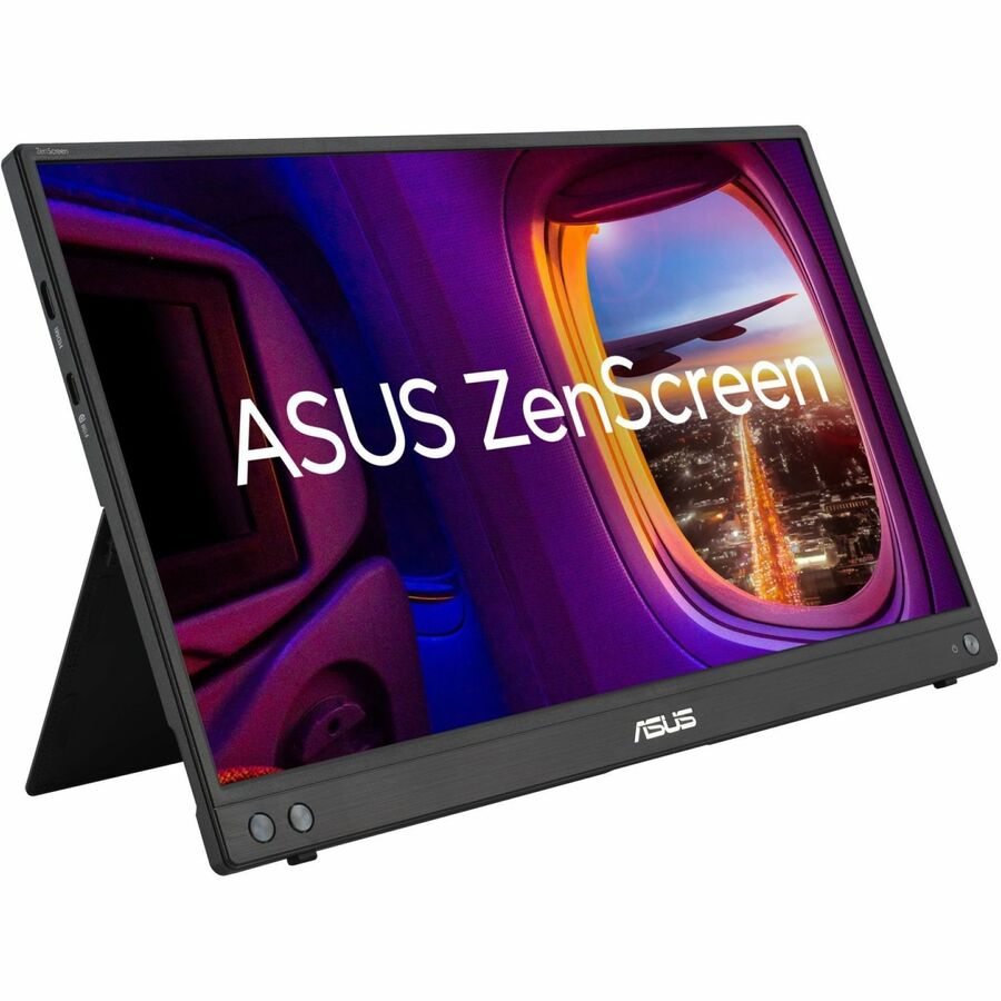 Asus ZenScreen MB16AHV 16" Class Full HD LED Monitor - 16:9 - Black MB16AHV