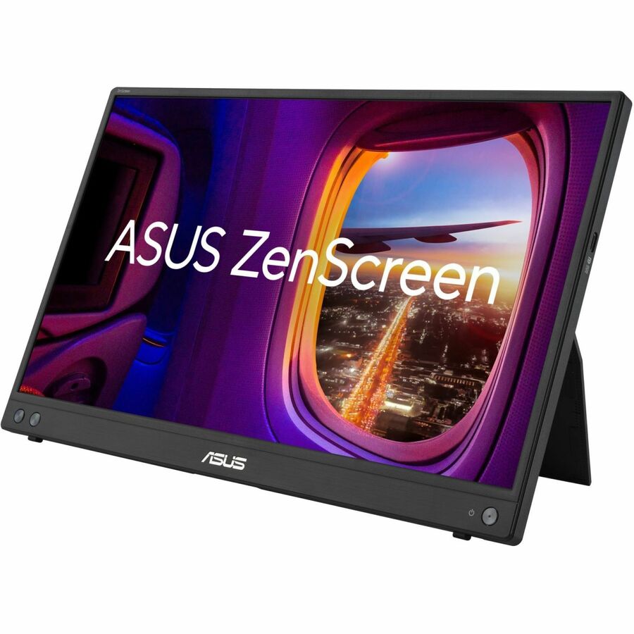 Asus ZenScreen MB16AHV 16" Class Full HD LED Monitor - 16:9 - Black MB16AHV
