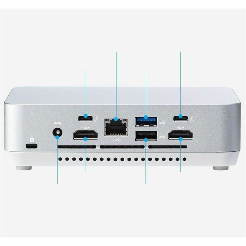 Asus NUC 14 Pro+ Barebone System - Mini PC - Intel Core Ultra 7 14th Gen 155H RNUC14RVSU70000UI