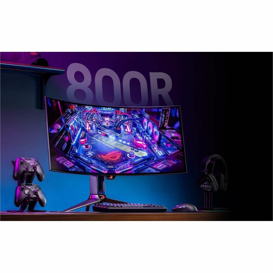Asus ROG Swift PG34WCDM 34" Class UW-QHD Curved Screen Gaming OLED Monitor - 21:9 PG34WCDM