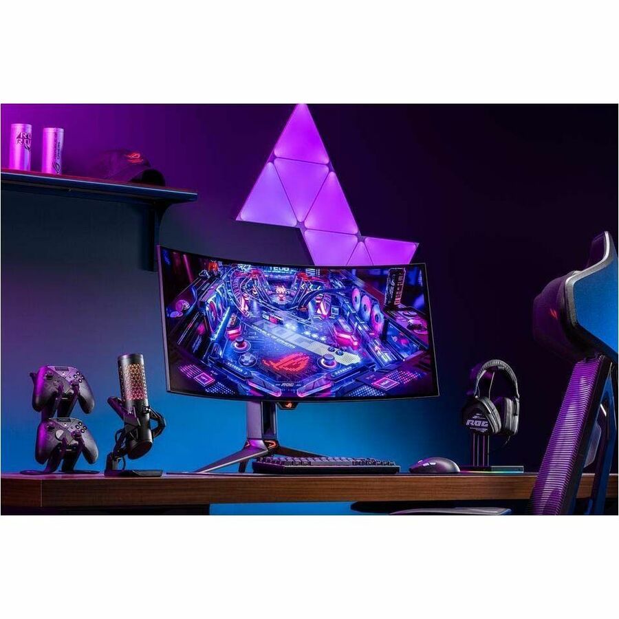 Asus ROG Swift PG34WCDM 34" Class UW-QHD Curved Screen Gaming OLED Monitor - 21:9 PG34WCDM