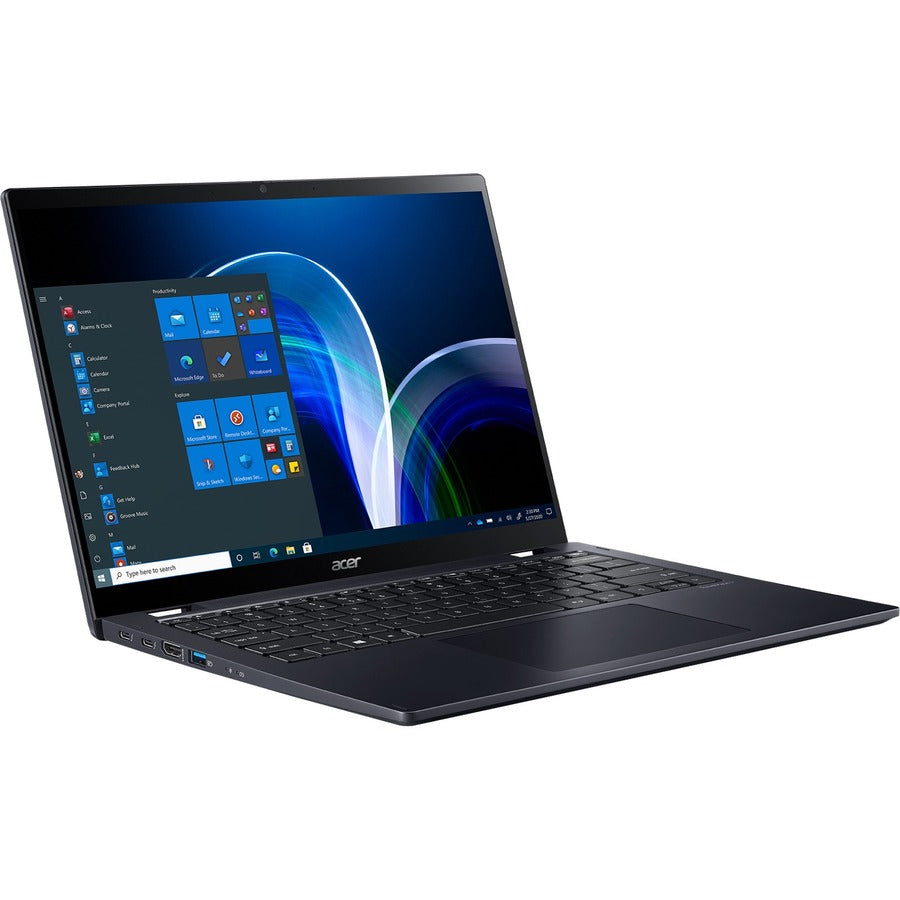 Acer TravelMate Spin P6 P614RN-52 TMP614RN-52-77DL 14" Touchscreen Convertible 2 in 1 Notebook - WUXGA - 1920 x 1200 - Intel Core i7 11th Gen i7-1165G7 Quad-core (4 Core) 2.80 GHz - 16 GB Total RAM - 512 GB SSD - Galaxy Black NX.VT1AA.004