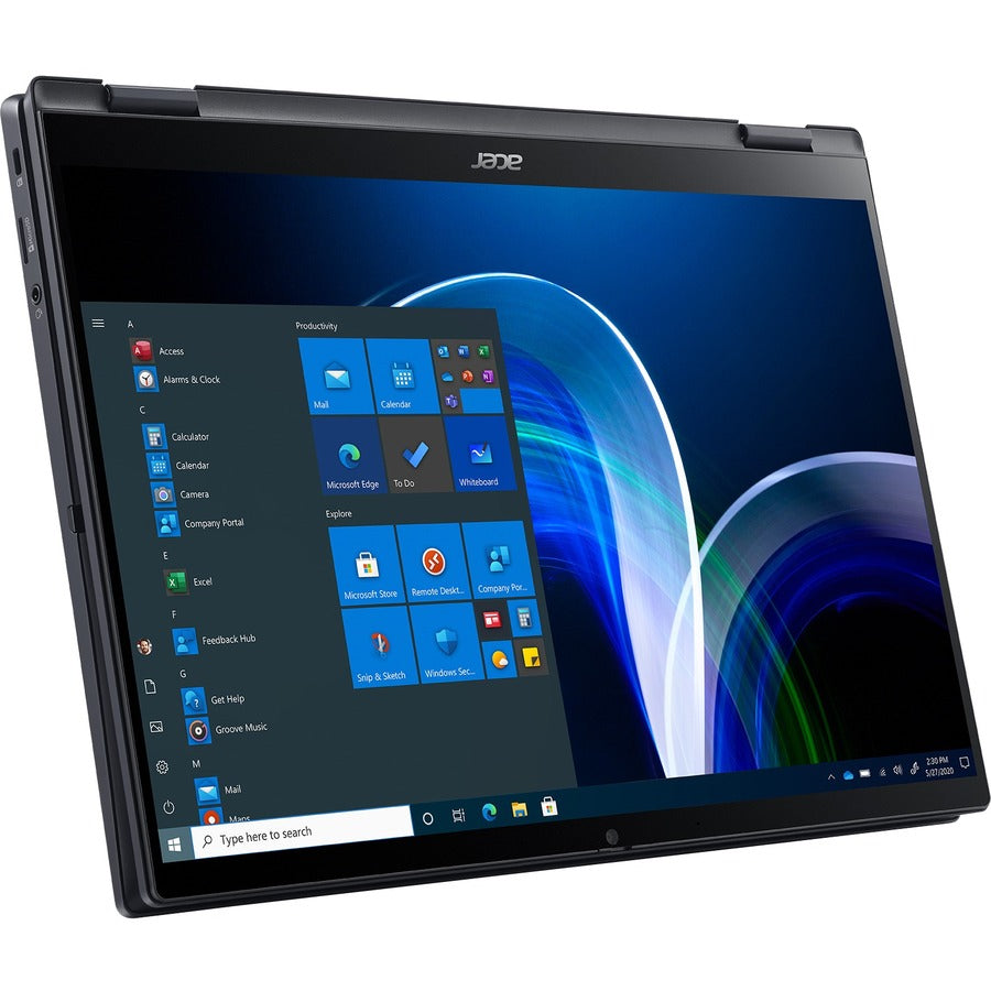 Acer TravelMate Spin P6 P614RN-52 TMP614RN-52-77DL 14" Touchscreen Convertible 2 in 1 Notebook - WUXGA - 1920 x 1200 - Intel Core i7 11th Gen i7-1165G7 Quad-core (4 Core) 2.80 GHz - 16 GB Total RAM - 512 GB SSD - Galaxy Black NX.VT1AA.004