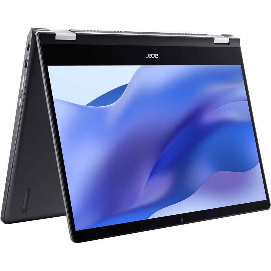 Acer Chromebook Enterprise Spin 514 CP514-3WH CP514-3WH-R8C7 14" Touchscreen Convertible 2 in 1 Chromebook - Full HD - 1920 x 1080 - AMD Ryzen 7 5825C Octa-core (8 Core) 2 GHz - 16 GB Total RAM - 256 GB SSD - Steel Gray NX.KBQAA.004