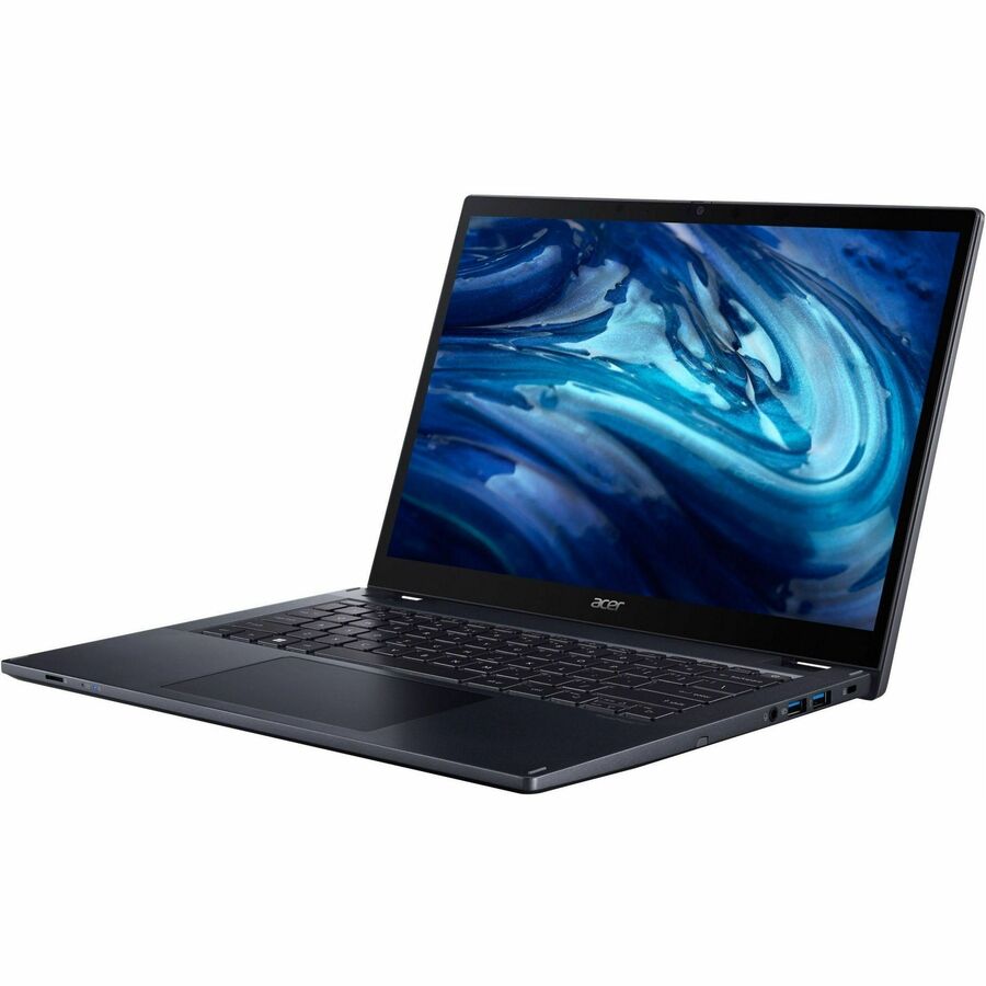 Acer TravelMate Spin P4 P414RN-41 TMP414RN-41-R6EK 14" Touchscreen Convertible 2 in 1 Notebook - WUXGA - 1920 x 1200 - AMD Ryzen 5 PRO 6650U Hexa-core (6 Core) 2.90 GHz - 16 GB Total RAM - 512 GB SSD - Slate Blue NX.VUTAA.002