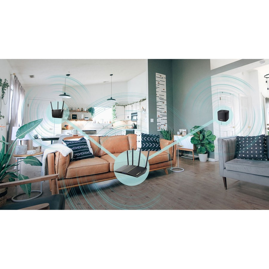 Asus RT-AX57 Wi-Fi 6 IEEE 802.11ax Ethernet Wireless Router RT-AX57