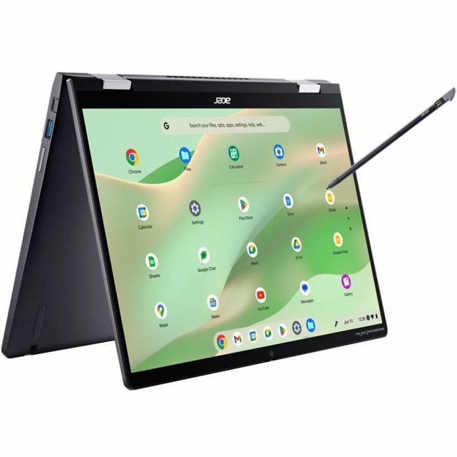 Acer Chromebook Spin 714 CP714-2WN CP714-2WN-320J 14" Touchscreen 2 in 1 Chromebook - WUXGA - 1920 x 1200 - Intel Core i3 13th Gen i3-1315U Hexa-core (6 Core) 1.20 GHz - 8 GB Total RAM - 256 GB SSD - Iron NX.KLCAA.004