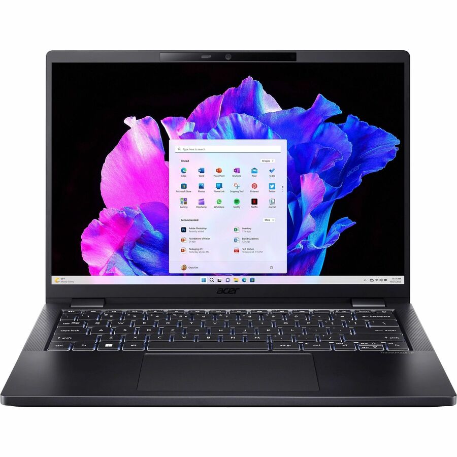 Acer TravelMate P6 14 P614-53T TMP614-53T-715K 14" Touchscreen Notebook - WUXGA - Intel Core i7 13th Gen i7-1355U - 16 GB - 512 GB SSD - Black NX.B3BAA.001