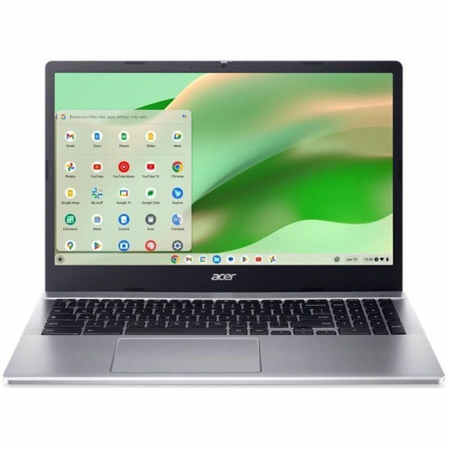 Acer Chromebook 315 CB315-5HT-P5NU 15.6" Touchscreen Chromebook - Full HD - Intel N200 - 8 GB - 128 GB Flash Memory - Silver NX.KRMAA.003