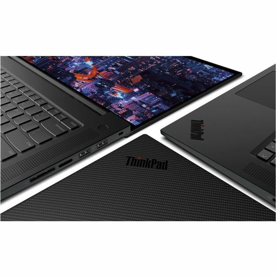 Lenovo ThinkPad P1 Gen 6 21FV001UUS 16" Mobile Workstation - WQXGA - Intel Core i9 13th Gen i9-13900H - vPro Technology - 32 GB - 1 TB SSD - English Keyboard - Black Paint 21FV001UUS