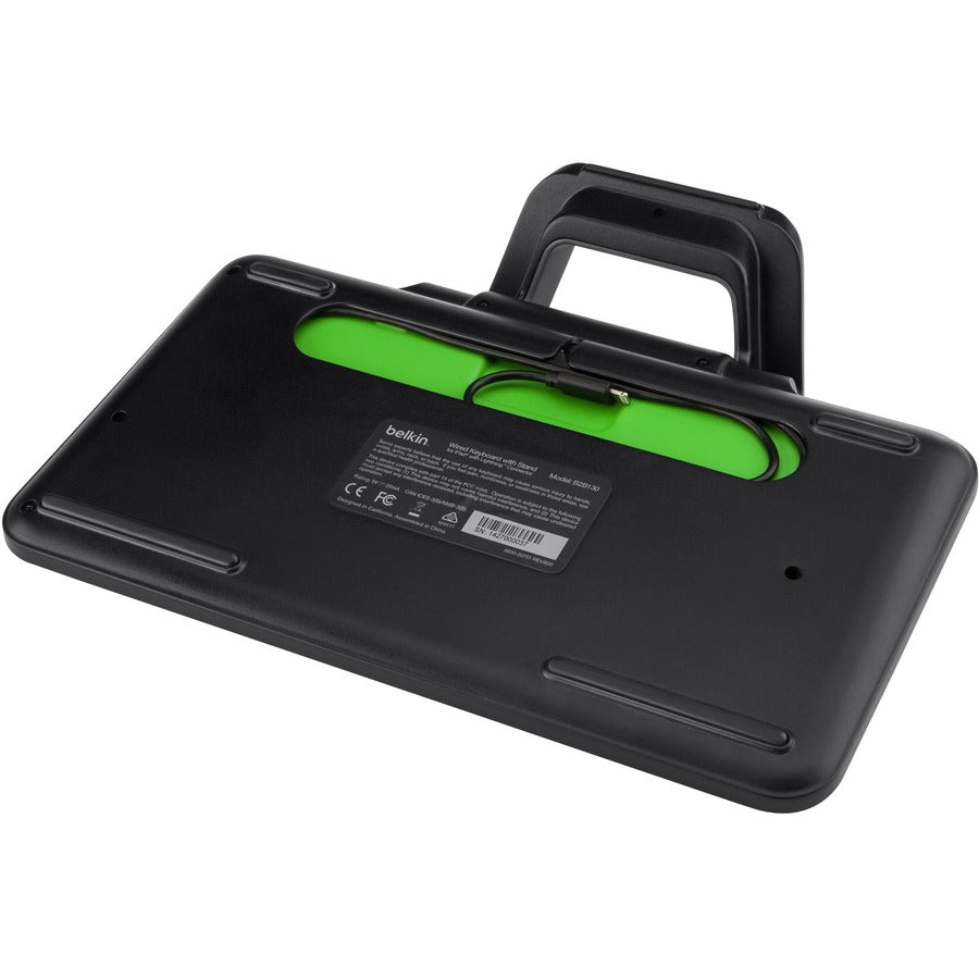 Belkin Wired Tablet Keyboard With Stand for iPad with Lightning Connector B2B130