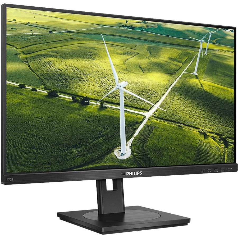 Philips 272B1G 27" Class Full HD LCD Monitor - 16:9 - Textured Black 272B1G