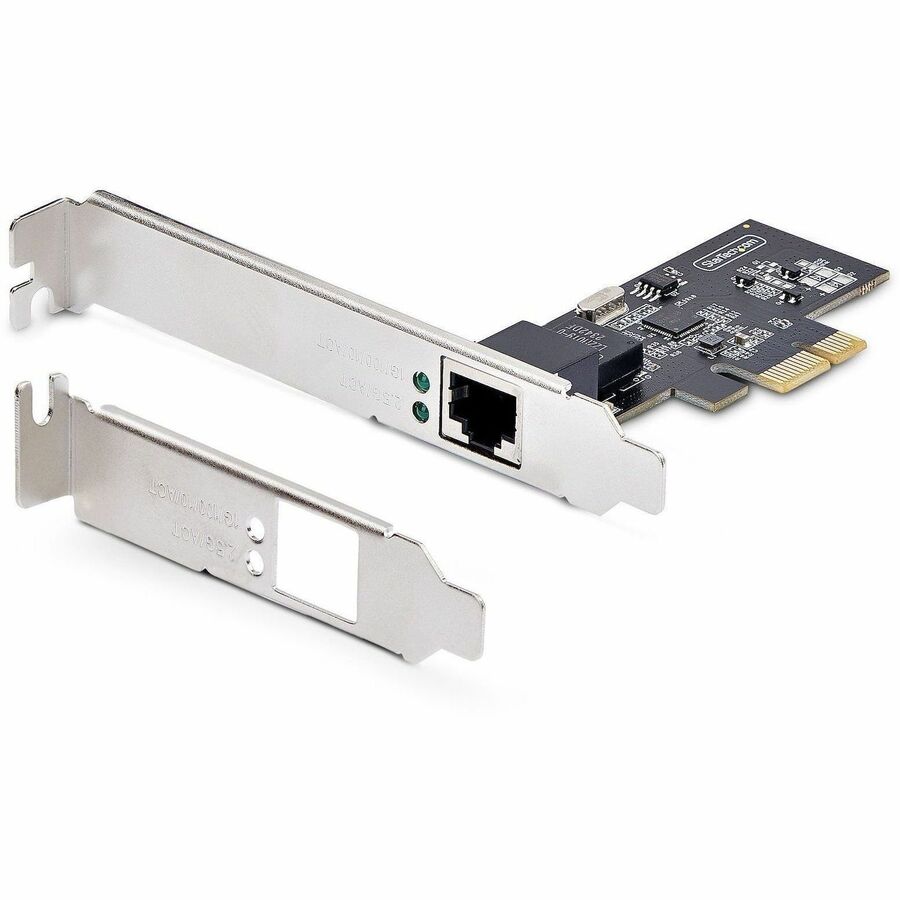 StarTech.com 1-Port 2.5G NBASE-T PCIe Network Card, Computer Network Interface Card, Intel®I225-V; Single-Port Ethernet, Multi-Gigabit NIC PR12GI-NETWORK-CARD