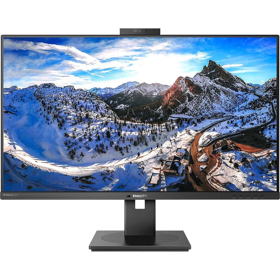 Philips 329P1H 32" Class Webcam 4K UHD LCD Monitor - 16:9 - Textured Black 329P1H